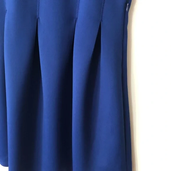 BNWOT Michael Kors Royal Blue Skater Skirt Dress in Scuba material 👗 - Picture 6 of 9